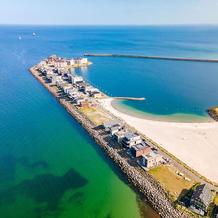 Horizont- Direkt Am Wasser, Hafenblick, Fahrstuhl, Sauna, Ueberdachter Balkon Olpenitz Esterno foto