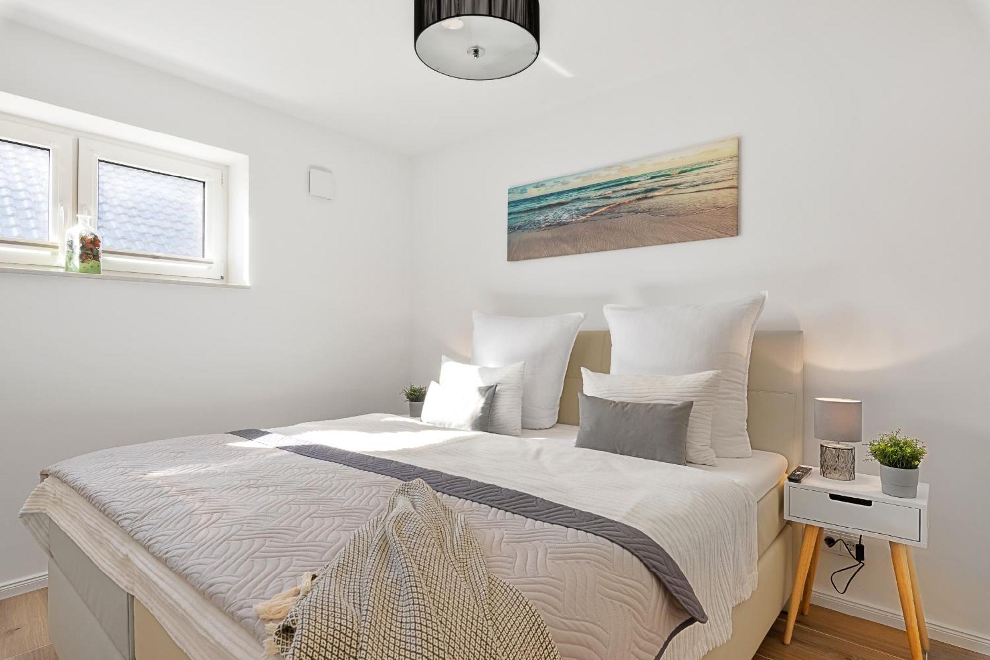 Horizont- Direkt Am Wasser, Hafenblick, Fahrstuhl, Sauna, Ueberdachter Balkon Olpenitz Esterno foto